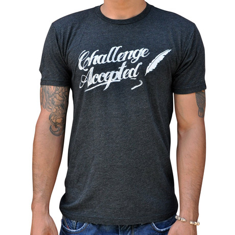 Dueling Co. // Challenge Accepted T-Shirt // Charcoal Black (S)