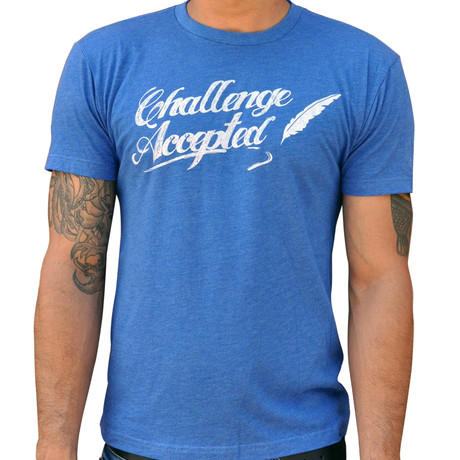 Dueling Co. // Challenge Accepted T-Shirt // Royal Blue (S)
