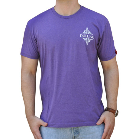 Dueling Co. // Last Remnant of a Civilized Society T-Shirt // Vintage Purple (S)