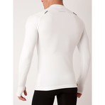 Iron-ic // Thumb Hole Athletic Shirt // White (S)
