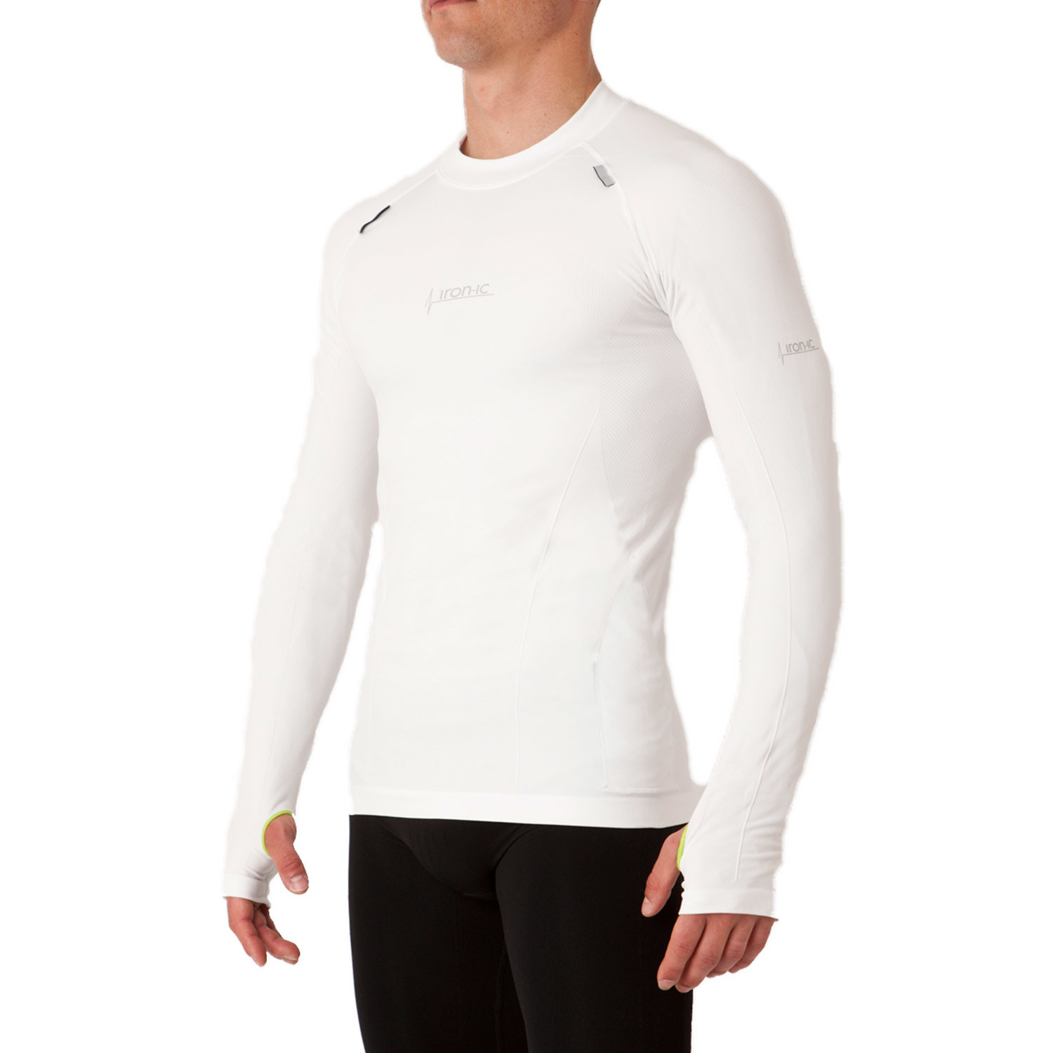 Iron-ic // Thumb Hole Athletic Shirt // White (S) - Advanced Athletic Apparel - Touch of Modern