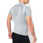 Iron-ic // Short-Sleeve Athletic Shirt // Grey (S)