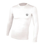 Vivasport // Long-Sleeve Athletic Shirt // White (L/XL)