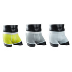 Boxer Briefs // Yellow Orange + Silver Grey + Grey Orange // Pack of 3 (S)