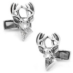 Deer Cufflinks // Silver