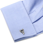 Deer Cufflinks // Silver