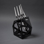 Arondight Steak 4 Piece Set + Black Diamond XL Knife Block