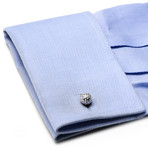 Double Sided Golf Ball and Tee Cufflinks