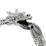 Dragon Bracelet // Silver + Gold