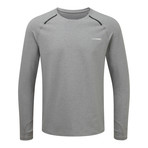 Mid-Weight Long Sleeved Tee // Stone Grey (L)