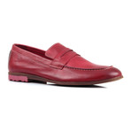 Contrast Stitch Penny Loafer // Bordeaux (Euro: 41)