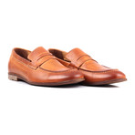 Contrast Stitch Penny Loafer // Tobacco (Euro: 41)