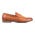 Contrast Stitch Penny Loafer // Tobacco (Euro: 41)