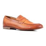 Contrast Stitch Penny Loafer // Tobacco (Euro: 41)