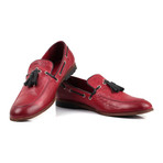 Contrast Tassel Loafer // Bordeaux (Euro: 40)