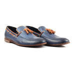 Contrast Tassel Loafer // Navy (Euro: 44)