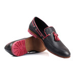 Contrast Tassel Loafer // Black (Euro: 44)