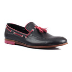 Contrast Tassel Loafer // Black (Euro: 44)