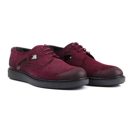 Perforated Platform Derby // Bordeaux (Euro: 40)