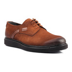 Perforated Platform Derby // Tobacco (Euro: 42)