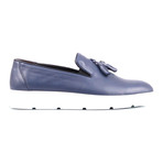 Tassel Smoking Slipper Platform Sneaker // Navy (Euro: 41)