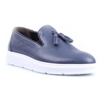 Tassel Smoking Slipper Platform Sneaker // Navy (Euro: 41)