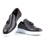 Tassel Smoking Slipper Platform Sneaker // Black (Euro: 40)