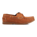 Contrast Stitch Laced Boat Shoe // Tobacco (Euro: 43)