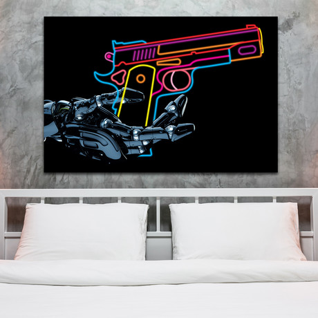 Tron Gun (24"W x 16"H x 1.5"D)