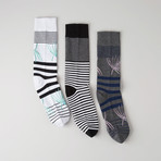 Lightweight Crew Socks // Getaway // Pack of 3