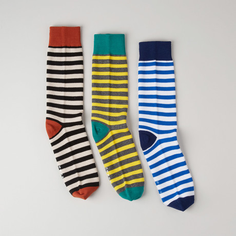 Lightweight Crew Socks // Theo // Pack of 3