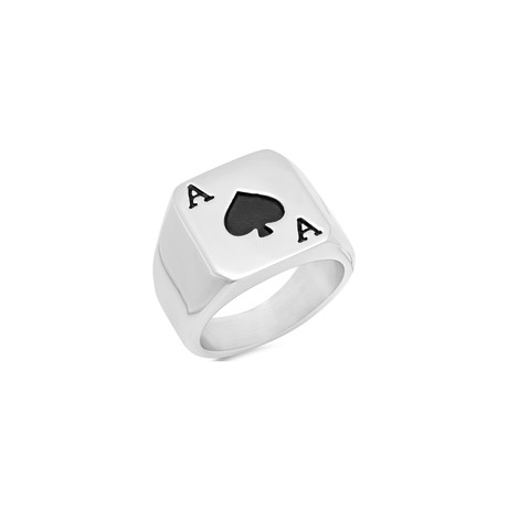 Ace Of Spades Ring (Size 9)