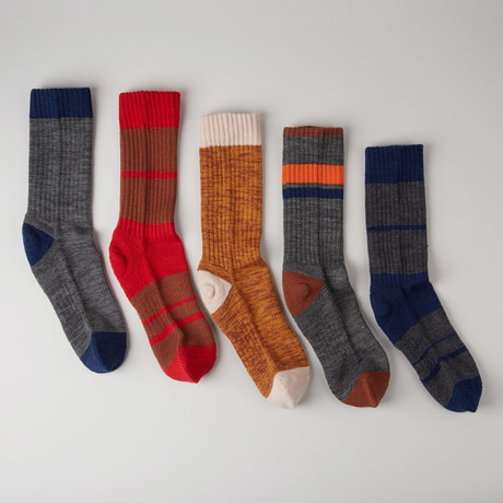 Crew Socks // Vantage + Carter // Pack of 5