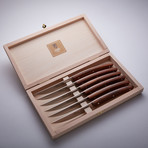 Thiers Steak Knives // Box of 6 // Bocotte Handle