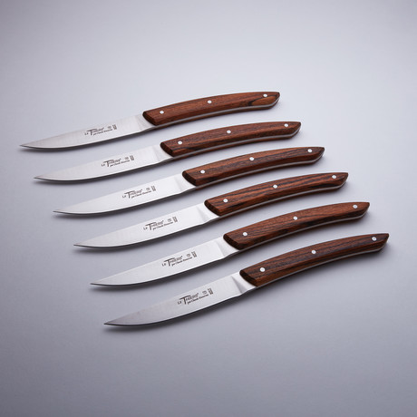 Thiers Steak Knives // Box of 6 // Bocotte Handle