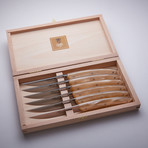 Thiers Steak Knives // Box of 6 // Natural Handle