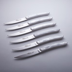 Thiers Steak Knives // Box of 6 // White Handle