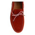 Contrast Laced Suede Driver // Red (Euro: 43)