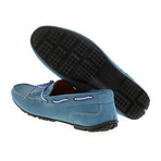 Contrast Laced Suede Driver // Sky Blue (Euro: 42)