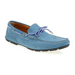 Contrast Laced Suede Driver // Sky Blue (Euro: 42)