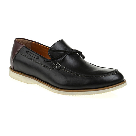 Colorblocked Laced Loafer // Black (Euro: 40)