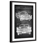 Vintage Cadillac Framed Print (12"H x 8"W x 1.5"D)