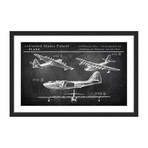 Historical Airplane Framed Print (8"H x 12"W x 1.5"D)
