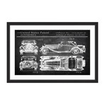 1924 Chrysler B-70 Phaeton Framed Print (8"H x 12"W x 1.5"D)
