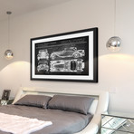 1924 Chrysler B-70 Phaeton Framed Print (8"H x 12"W x 1.5"D)