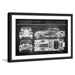1924 Chrysler B-70 Phaeton Framed Print (8"H x 12"W x 1.5"D)