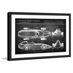 Mercedes-Benz Racing Car 1939 Framed Print (8"H x 12"W x 1.5"D)