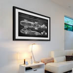 Mercedes-Benz Racing Car 1939 Framed Print (8"H x 12"W x 1.5"D)