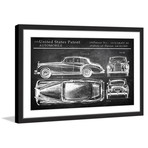 Rolls Royce Phantom Design Framed Print (8"H x 12"W x 1.5"D)