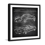 Ferrari Design Framed Print (12"H x 12"W x 1.5"D)